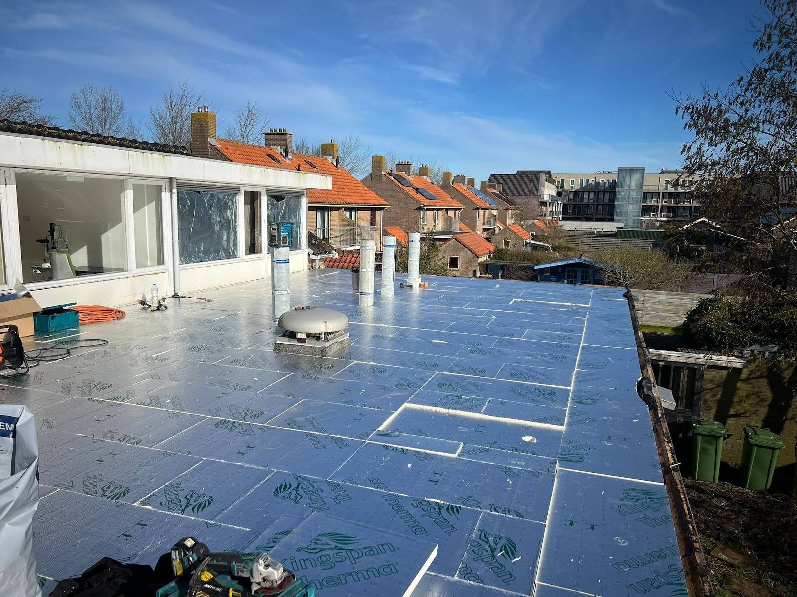 Tijdens werkzaamheden Breezand